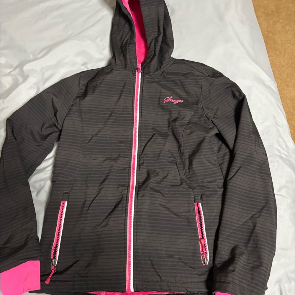 Snozu Black and Pink Raincoat